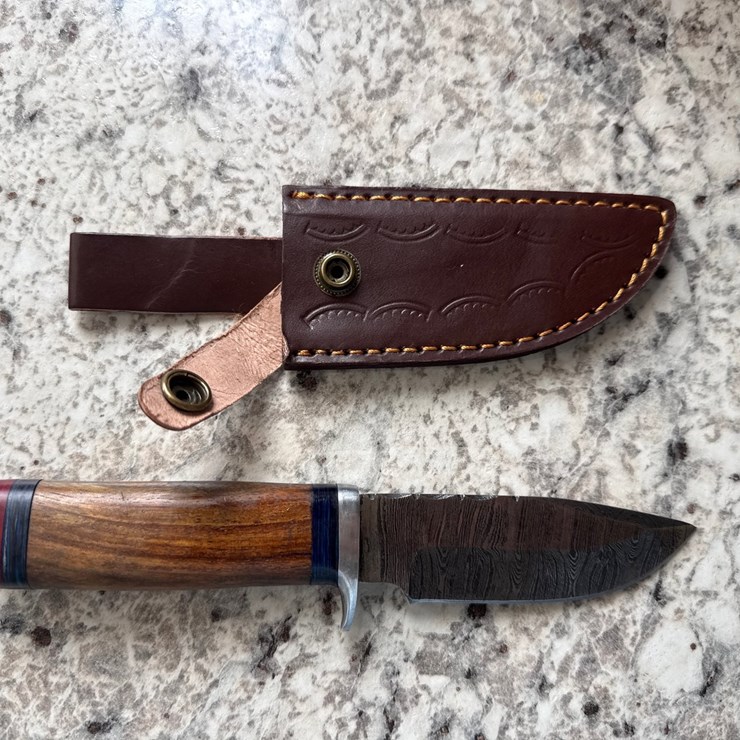 #1537 • Custom Damascus Blade Knife