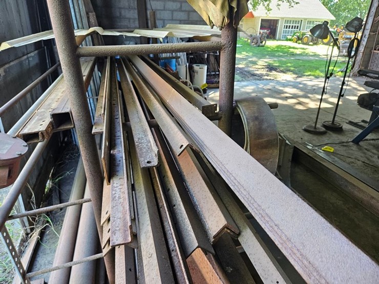 #8760-•-steel-rack-w/-contents-image-7