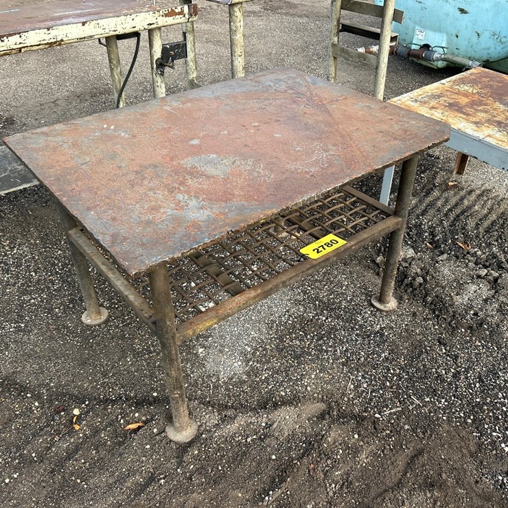 #2780 • Approx.4'X3' Steel Welding/Work Table