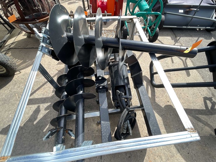 #4001-•-jct-skid-steer-hydraulic-auger-drive-and-bits-image-1