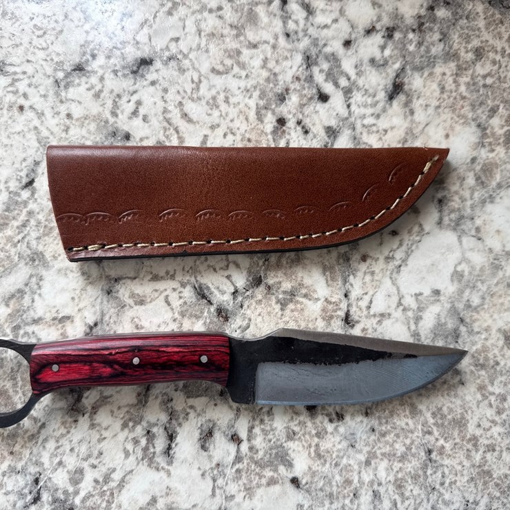 #1539 • Custom Damascus Blade Knife