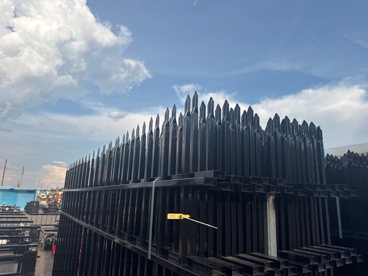 #6081-•-qty(22)-7'-x-10'-wrought-iron-fence-panels-image-7
