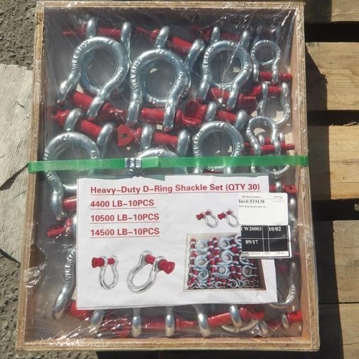 HD D-Ring Shackle (Qty 30)