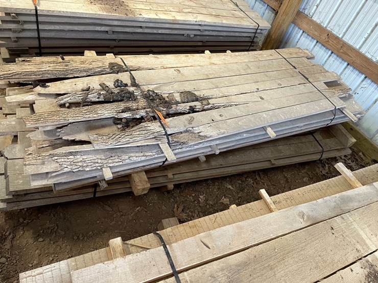 #1678-•-bundle-of-hardwood-possibly-ash-and-white-oak-boards-image-2