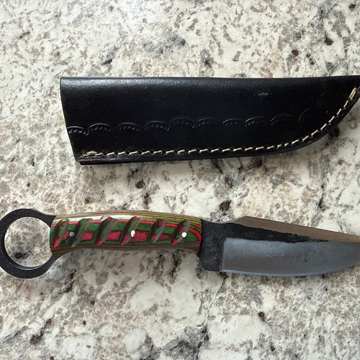 #1542 • Custom Damascus Blade Knife