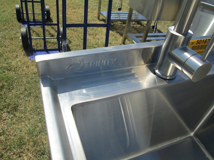 #50167-•-unused-trinity-21.5"-x-22"-stainless-steel-single-basin-sink-with-faucet-inv#50167-image-3