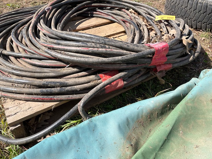 #1649-•-(2)-garden-hoses-and-canvas-tarp-image-6