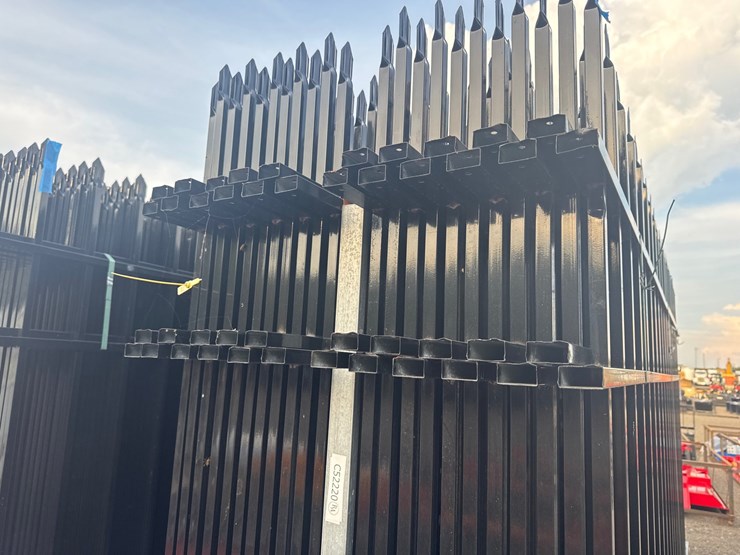 #6080-•-qty(22)-7'-x-10'-wrought-iron-fence-panels-image-4