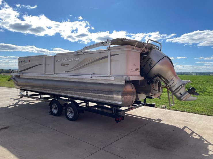 #1611-•-2006-crest-caribbean-24'-tri-toon-with-2022-mid-america-bunk-trailer-(has-title)-image-6