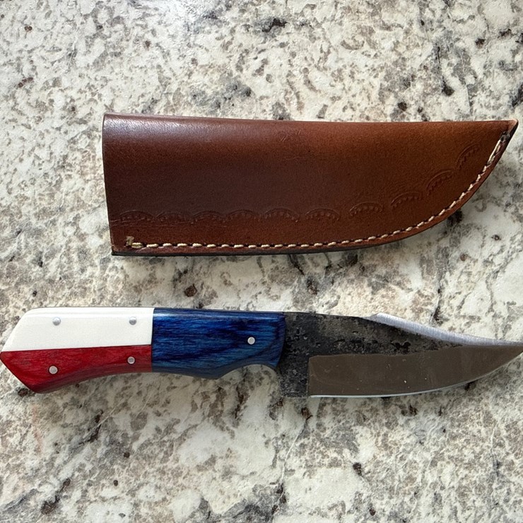 #1528 • Custom Damascus Blade Knife