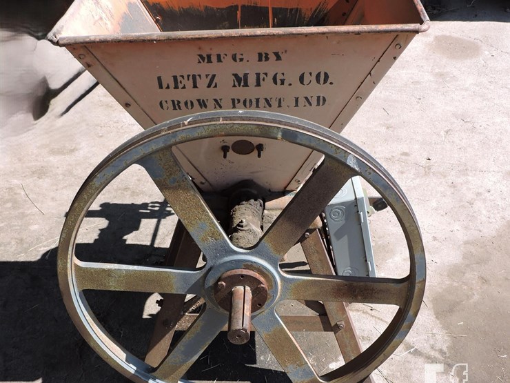 letz,-no.-80-burr-mill,-v-pulley-drive,-no-motor-image-2