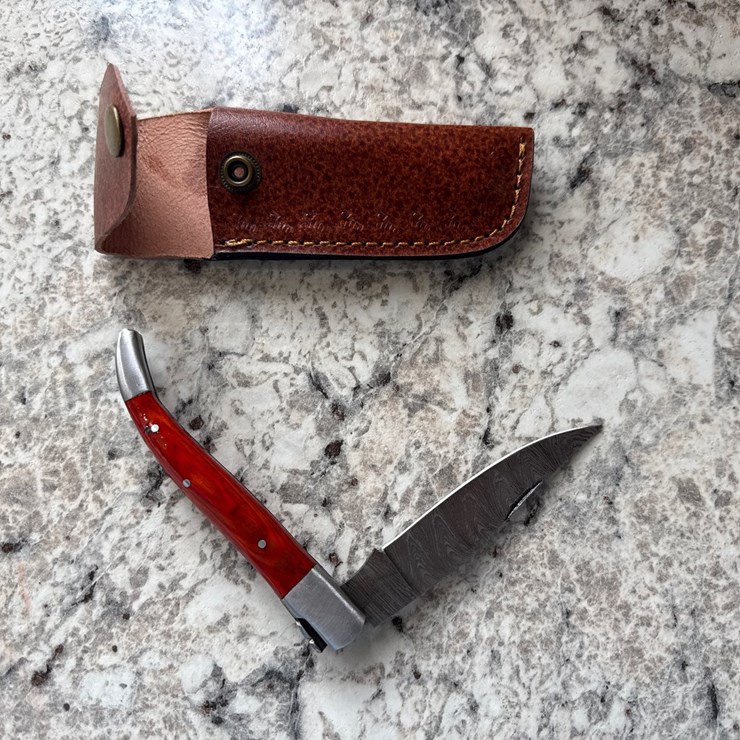 #1547 • Custom Damascus Blade Knife