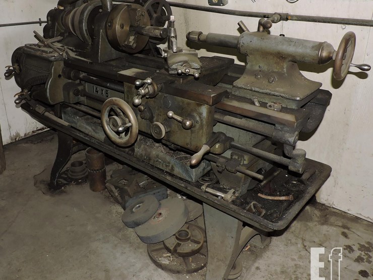 hendey,-14x5-metal-lathe,-3-phase,-working-image-5