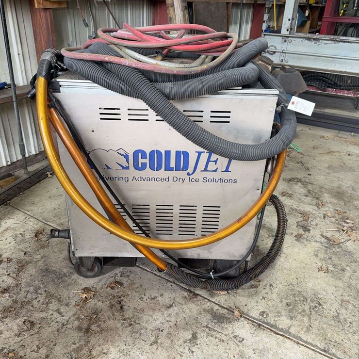 Cold Jet Aero 75 dry ice blasting machine, S/N: 198, 1 phase, 100-140V, 140PSI max operating pressure