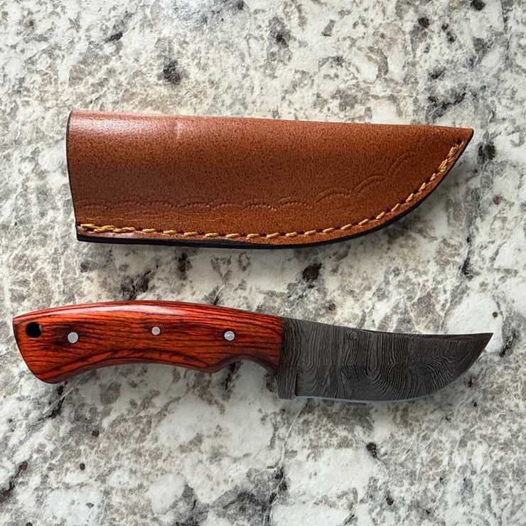 #1545 • Custom Damascus Blade Knife