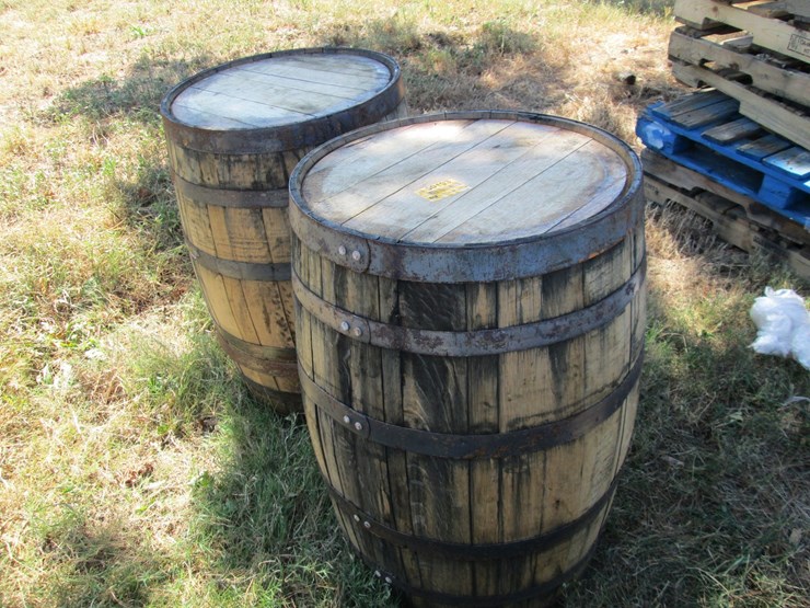 #50193-•-lot-of-(2)-whisky-barrels-inv#50193-image-2