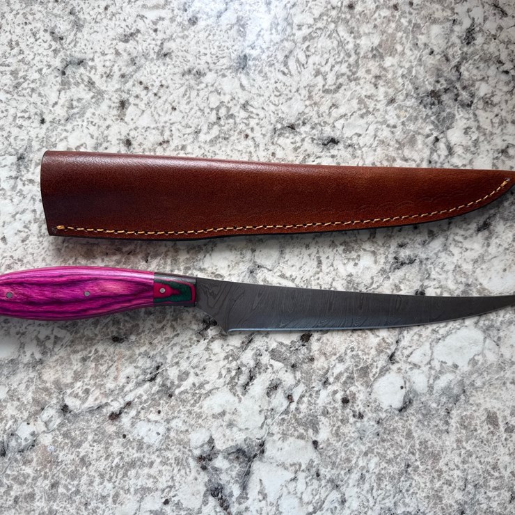 #1514 • Custom Damascus Blade Knife