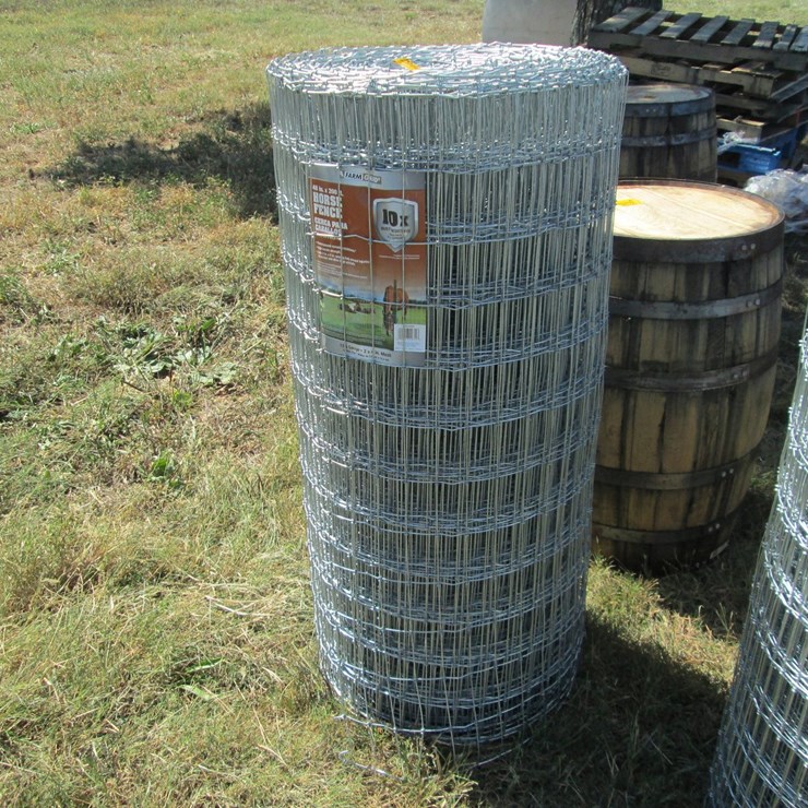 #50202 • Unused Farm Gard Horse Fencing12.5 Guage 2x4 Mesh 48" x 200' INV#50202
