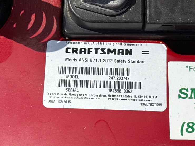 #6099-•-craftsman-riding-mower-image-9