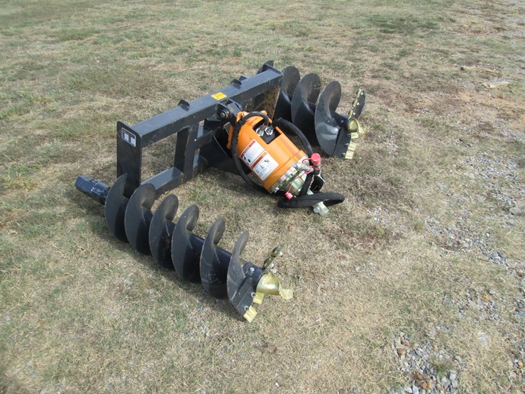#46114-•-unused-land-honor-sad-12-23c-48"-skid-steer-post-auger-hl-00526-inv#46114-image-2