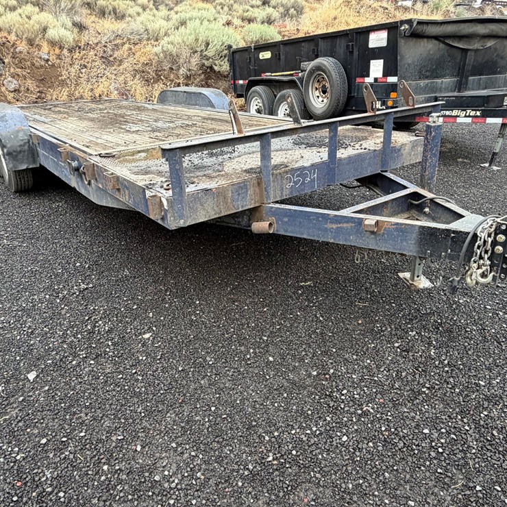 #2524 • 22' Tilt Bed Equipment Trailer