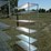 #50140-•-unused-4'-wide-x-18"-deep-x-76"-tall-silver-metal-rolling-shelf---6-high-inv#50140-image-1