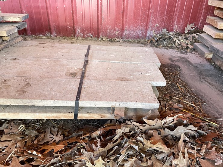 #1651-•-(2)-bundles-of-oak,-and-possibly-pine-boards-image-9