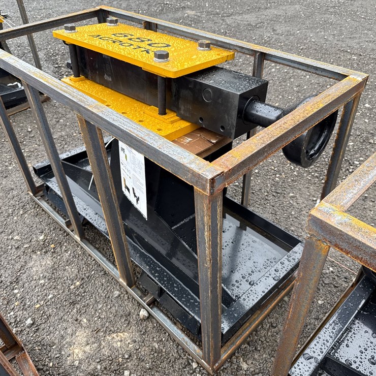 #6049 • AGROTK SKID STEER HYD POST DRIVER