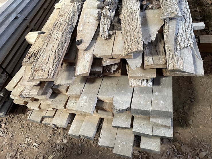 #1678-•-bundle-of-hardwood-possibly-ash-and-white-oak-boards-image-3