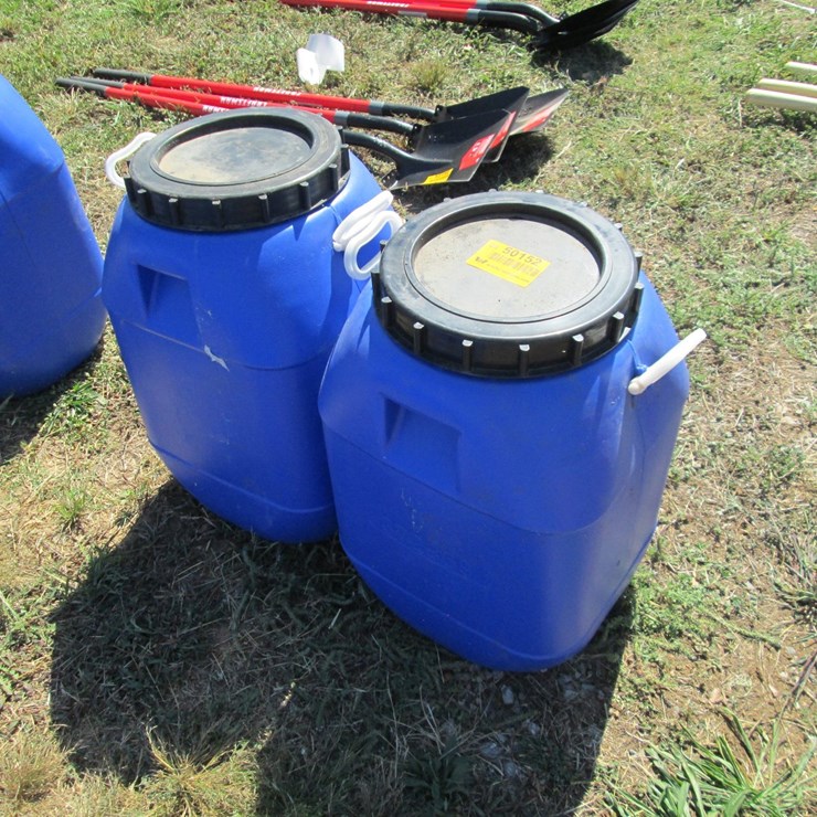 #50152 • Lot of (2) Jugs w/Lids INV#50152