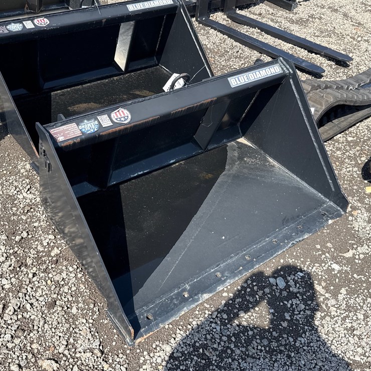 #2045 • BLUE DIAMOND 44" MINI SKID STEER SMOOTH BUCKET