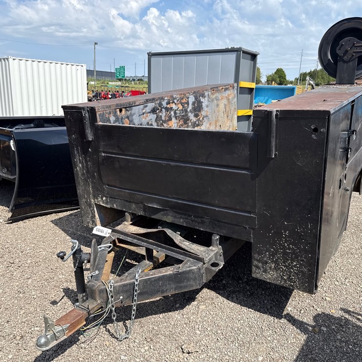 #6092 • 8' BUMPER PULL SERVICE BED TRAILER