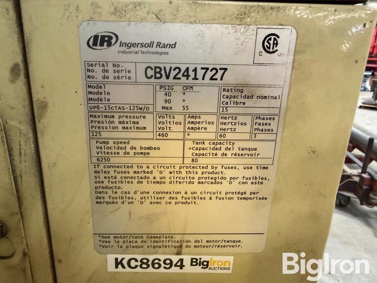 ingersoll-rand-up-6=15ctas-125w/d-air-compressor-image-19