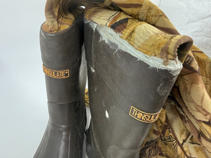 #202-•-ducks-unlimited-camo-waders-&-thinsulate-insulated-boots-|-2-sets-image-7