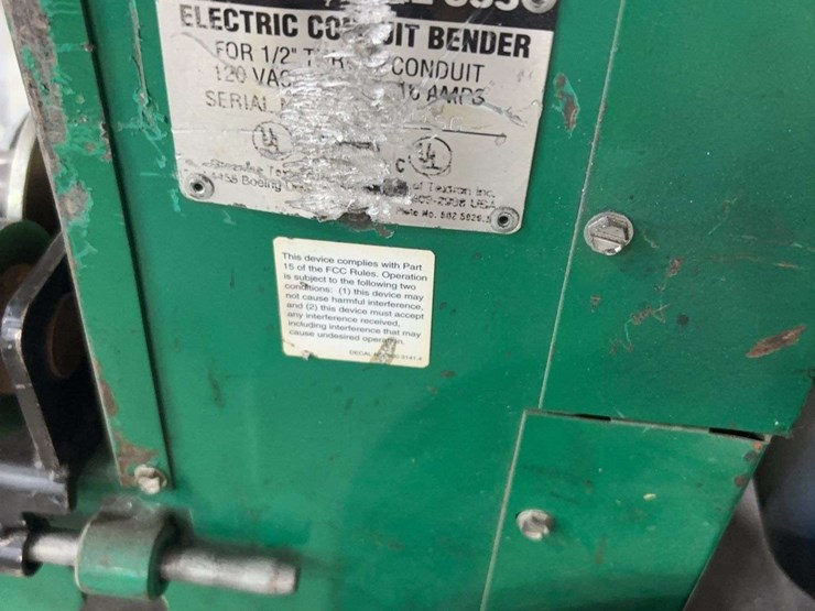 greenline-555-electric-conduit-bender,-portable-motorized,-with-set-of-benders,-1/2'',-3/4'',-1'',-1-1/4''-and-2''-image-10