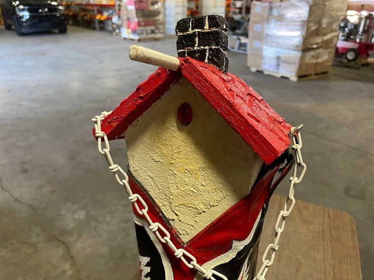 #4073-•-vintage-cowboy-boot-birdhouse-(cw)-image-6