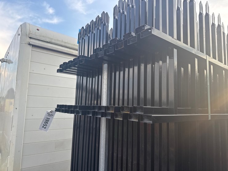 #6080-•-qty(22)-7'-x-10'-wrought-iron-fence-panels-image-3