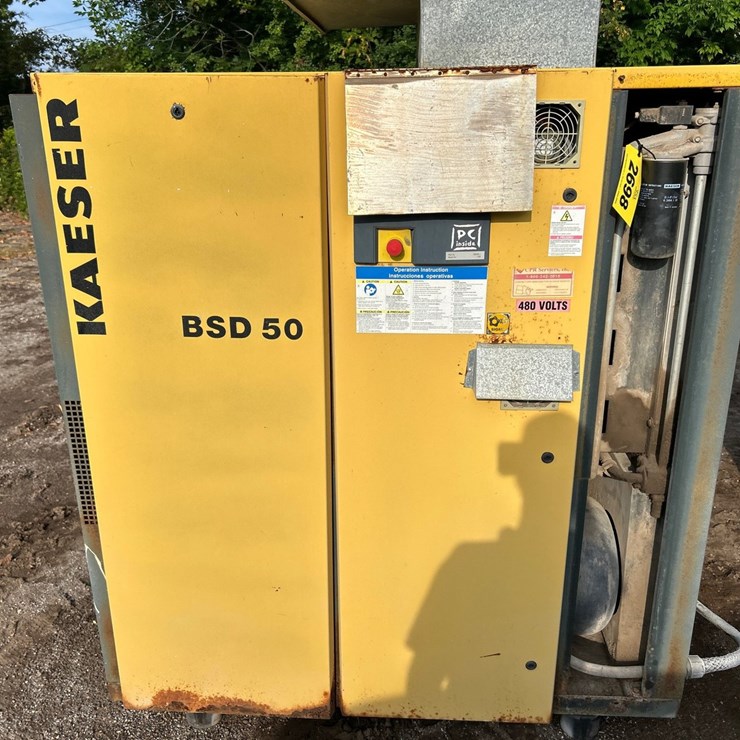 #2698 • 2005 Kaeser BSD 50 Industrial Rotary Screw Air Compressor