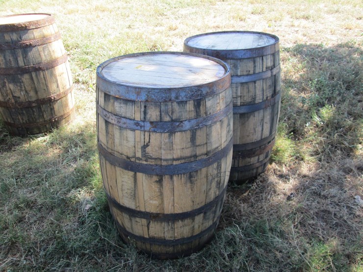 #50193-•-lot-of-(2)-whisky-barrels-inv#50193-image-1