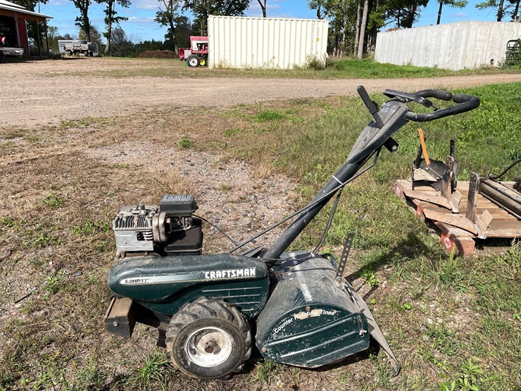 #1621-•-craftsman-heavy-duty-17"-rear-tine-tiller-image-1