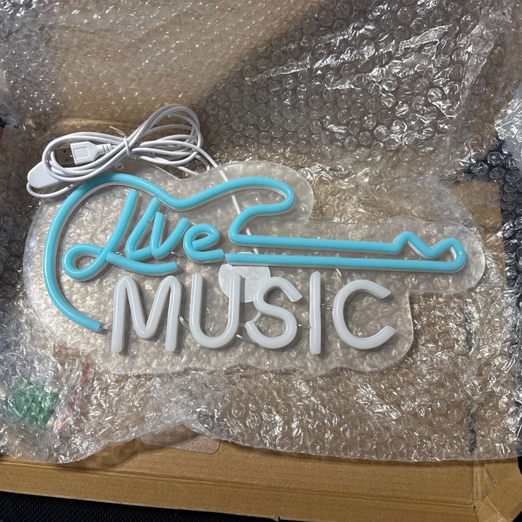 #1471 • Live music LED sign