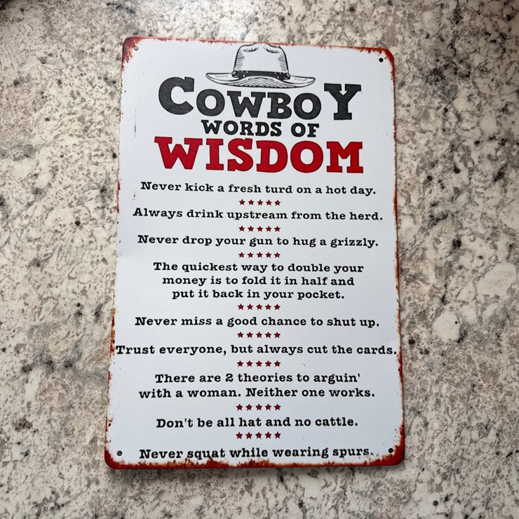 #1501 • Metal sign