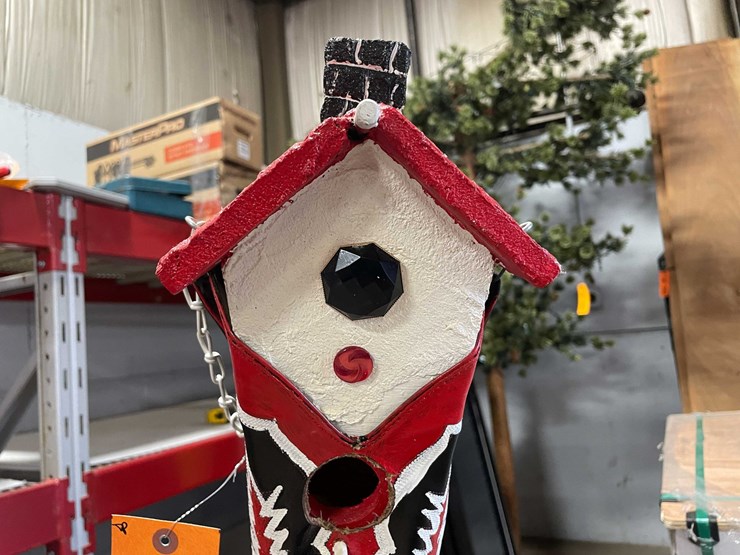 #4073-•-vintage-cowboy-boot-birdhouse-(cw)-image-5
