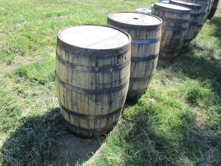 #50197-•-lot-of-(2)-whisky-barrels-inv#50197-image-1