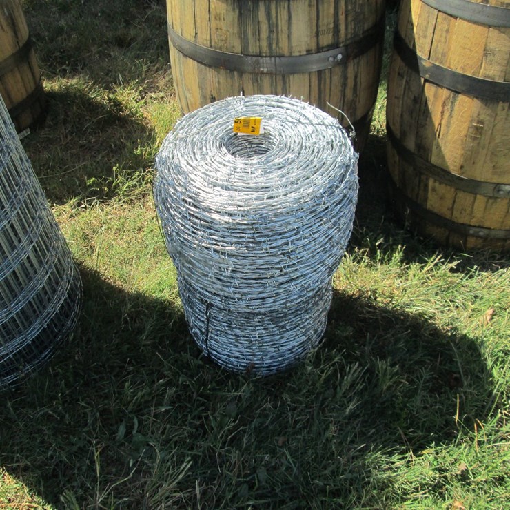 #50200 • Lot of (2) Unused 2 Rolls of Barbed Wire INV#50200
