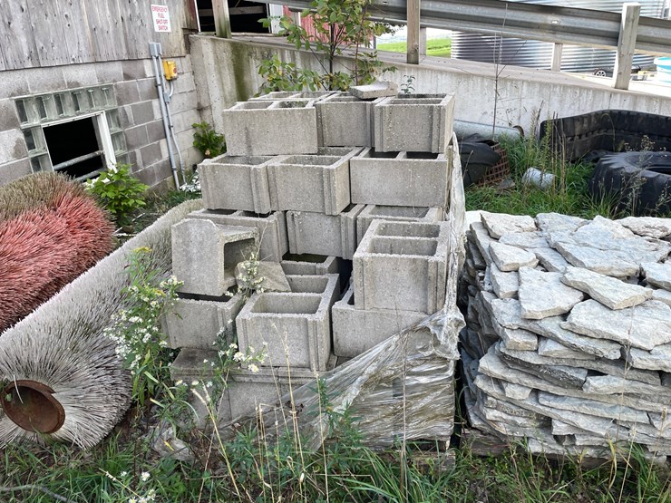 #1628-•-pallet-of-brick-and-pallet-of-concrete-blocks-image-4