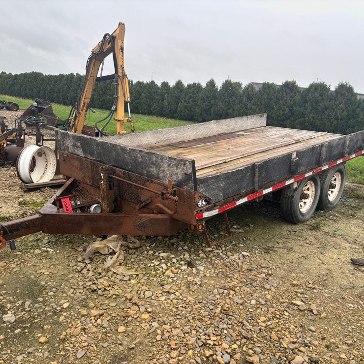 #2344 • 2006 Behnke Enterprises 16' Tandem Axle Utility Trailer