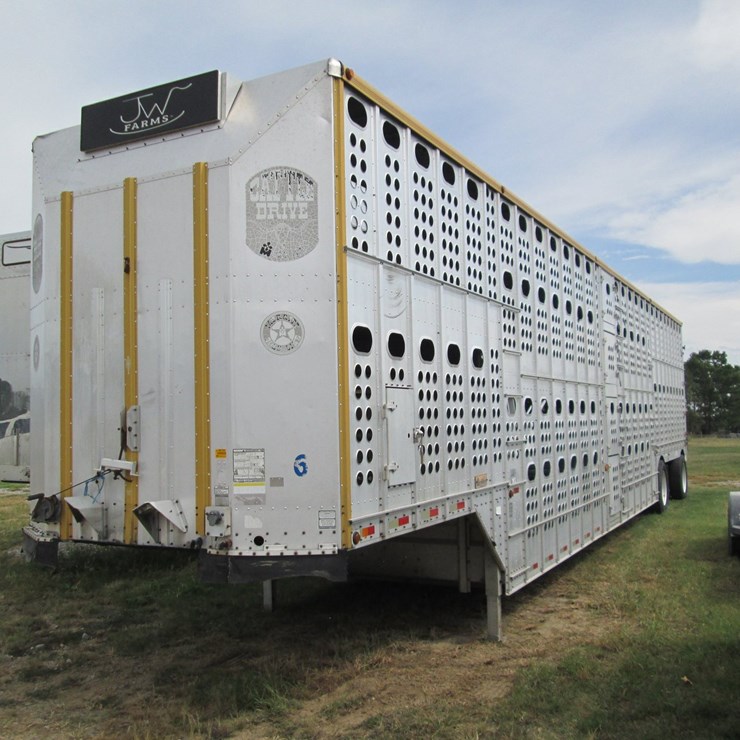 #46134 • 2004 Merritt T/A Aluminum 102" 53' Cattle Pot 1MT2N53254HO17038 INV#46134