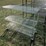 #50146-•-unused-4'-wide-x-18"-deep-x-40"-tall-silver-metal-rolling-shelf---3-high-inv#50146-image-1