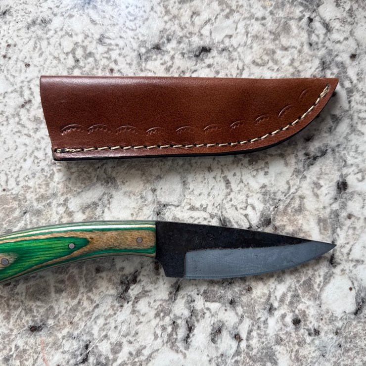 #1533 • Custom Damascus Blade Knife